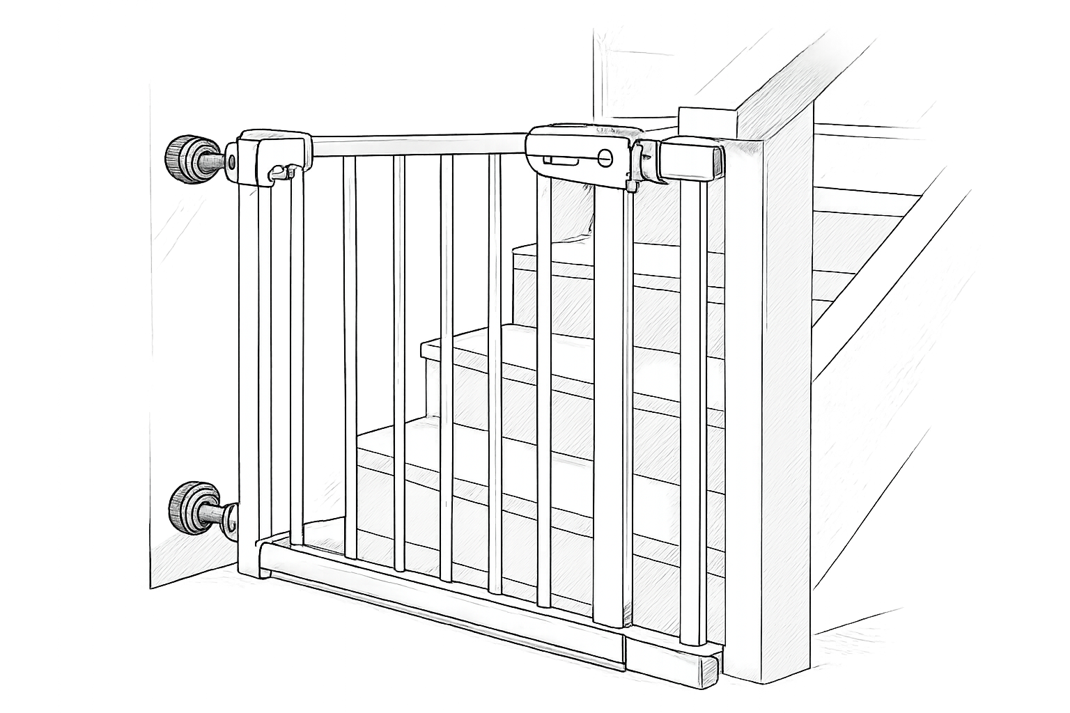 barrière sécurité escalier sans mur