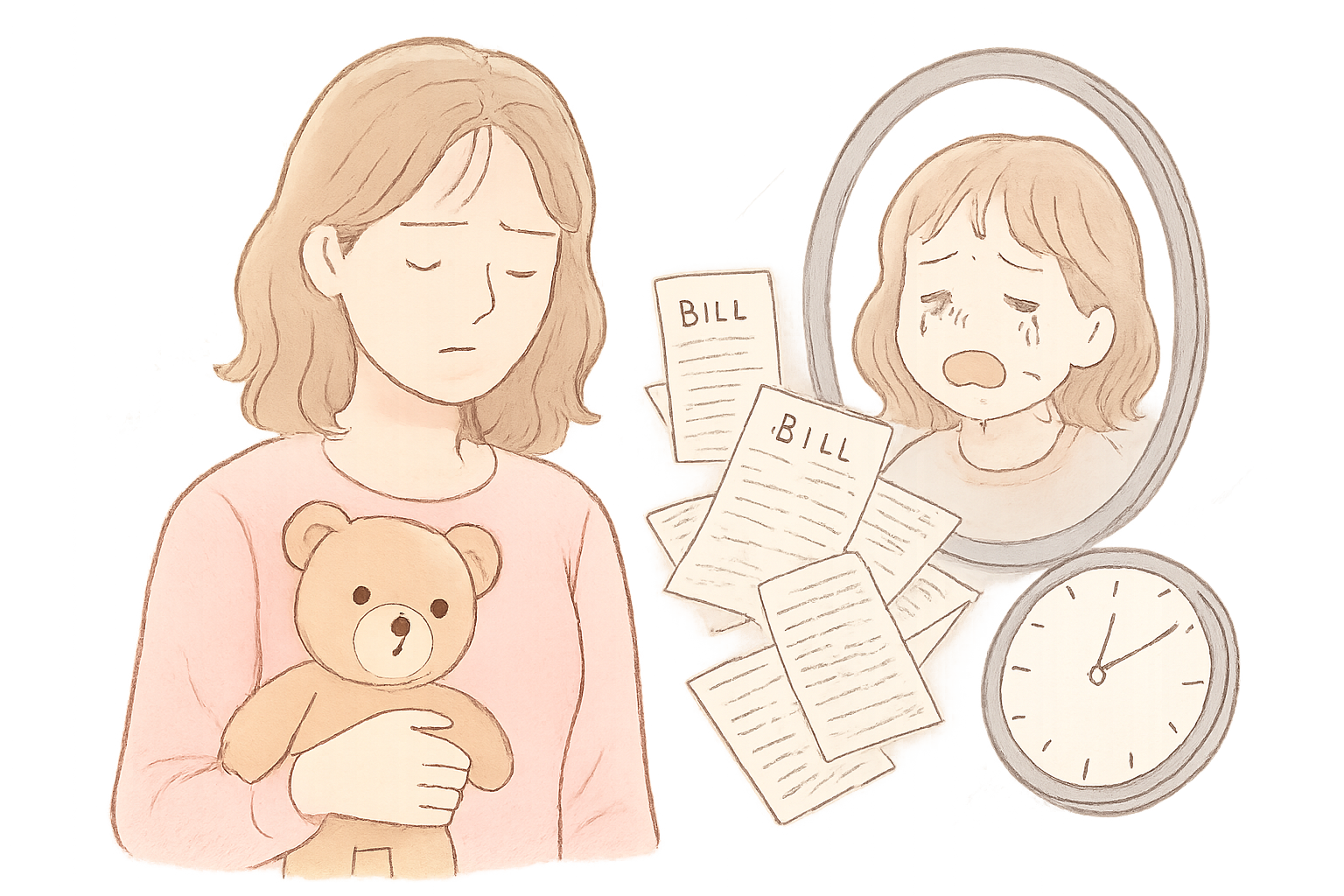 femme enfant signes