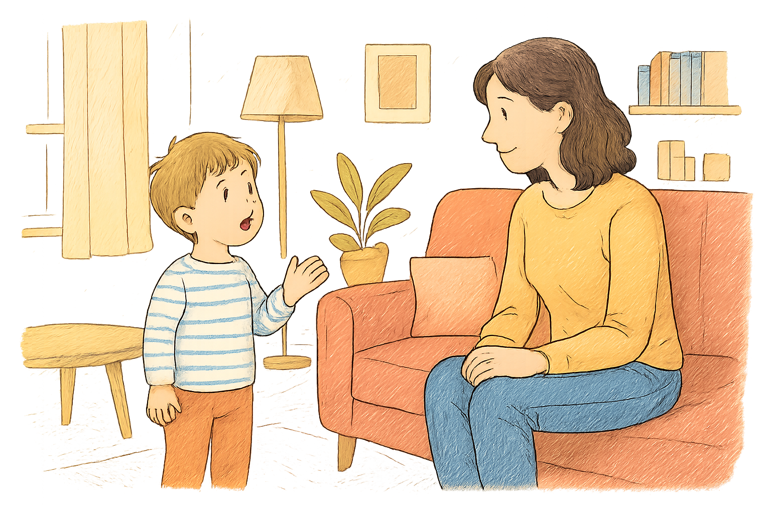 mon fils répète 10 fois la même chose