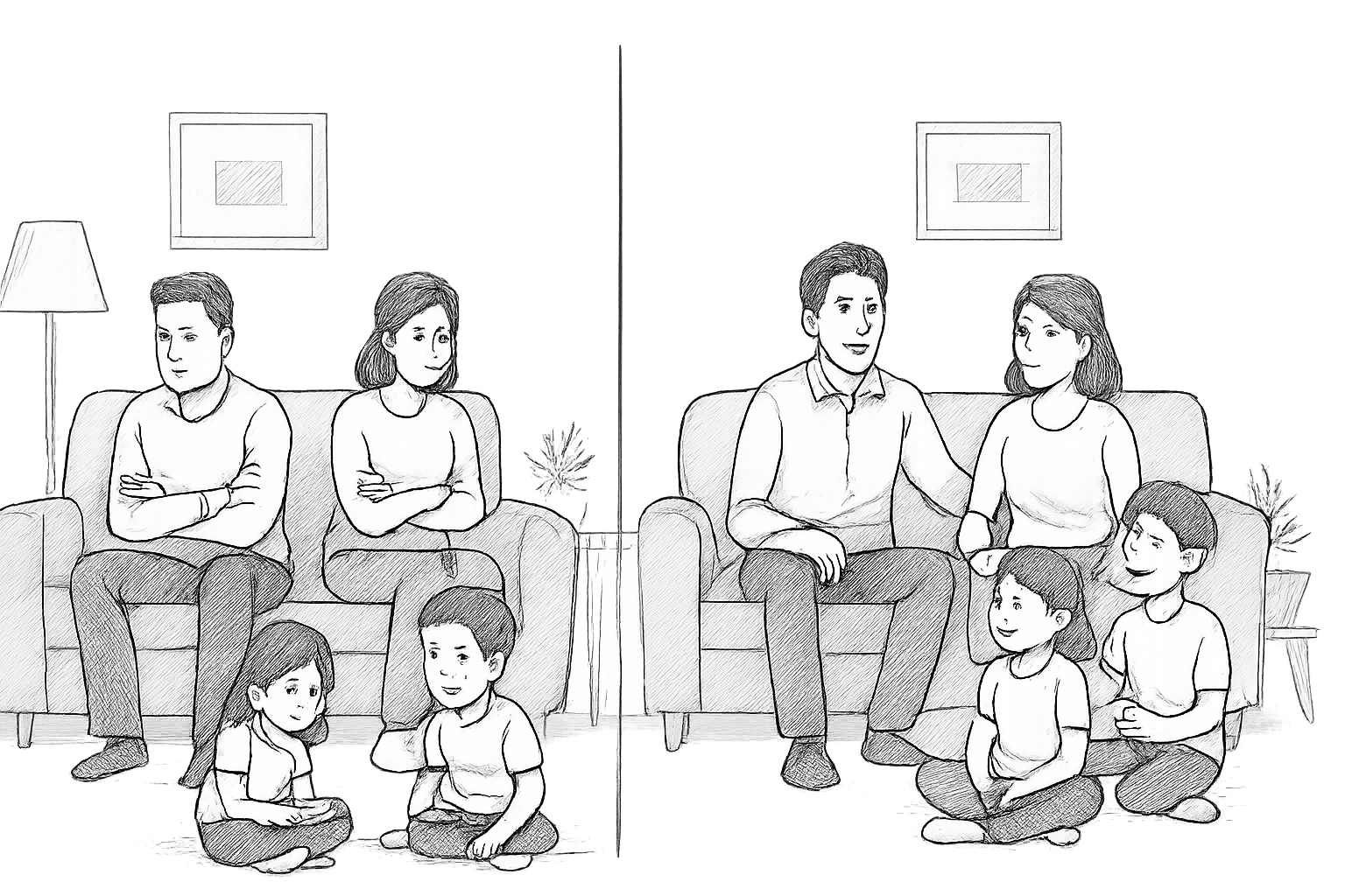 rester en couple pour les enfants
